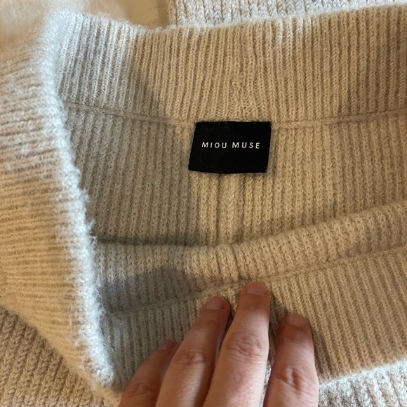 Cozy Cream Wide Leg Pants - Picture 2 of 4